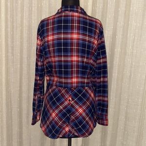 Behind the Seams plaid Shirt/jacket.